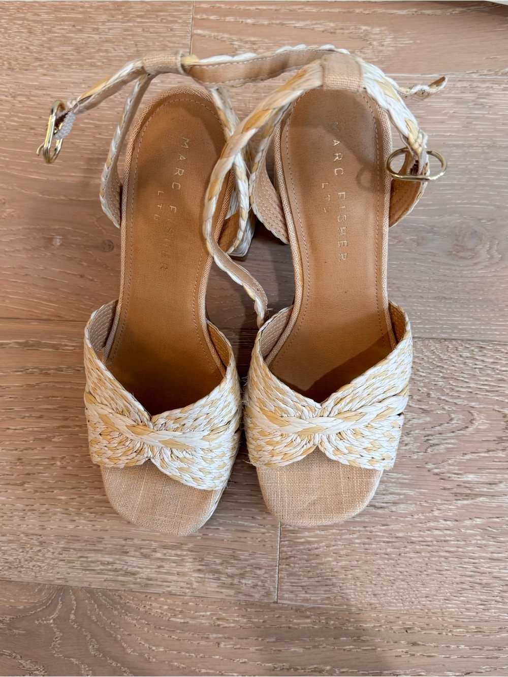 Marc Fisher Platform Block Heel Sandals - Picture 2 of 4